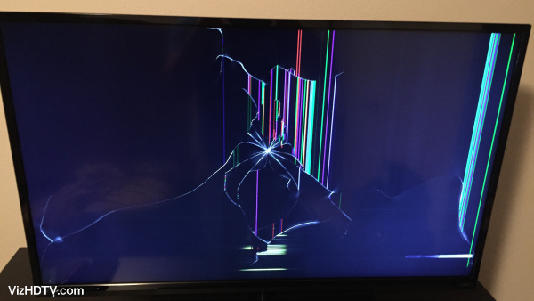 how to fix a cracked tv screen from the inside