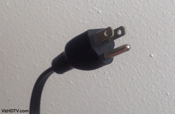 Power cord plug. 